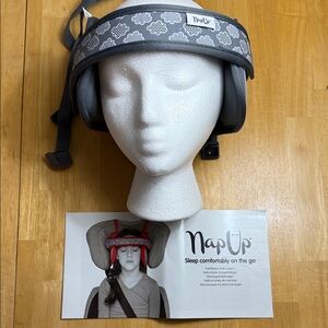 Gray NapUp Head Support for Travel